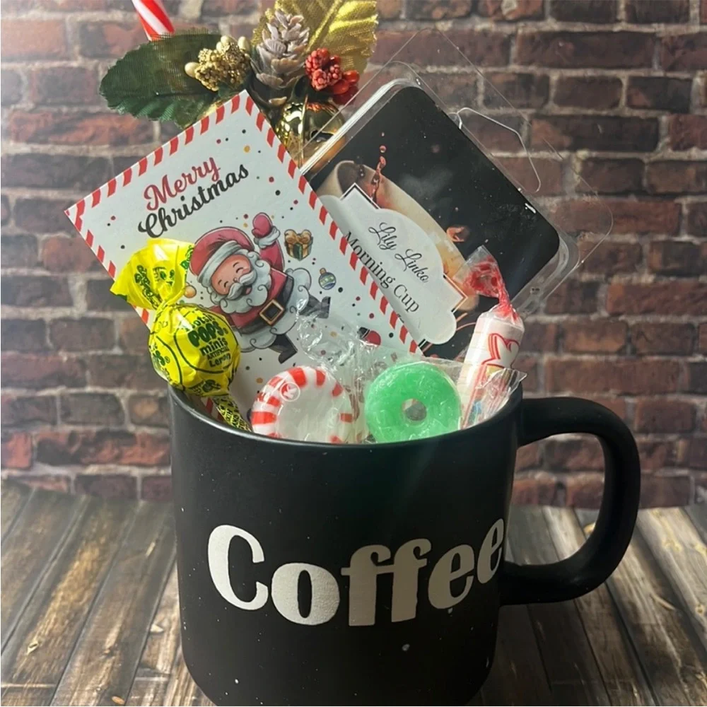 5for$10 Merry Christmas Santa we've been mugged! 20 Cards Party Favor Office Fun